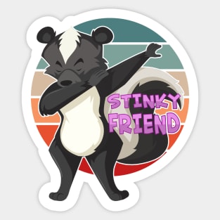 Dubbing Skunk Sticker